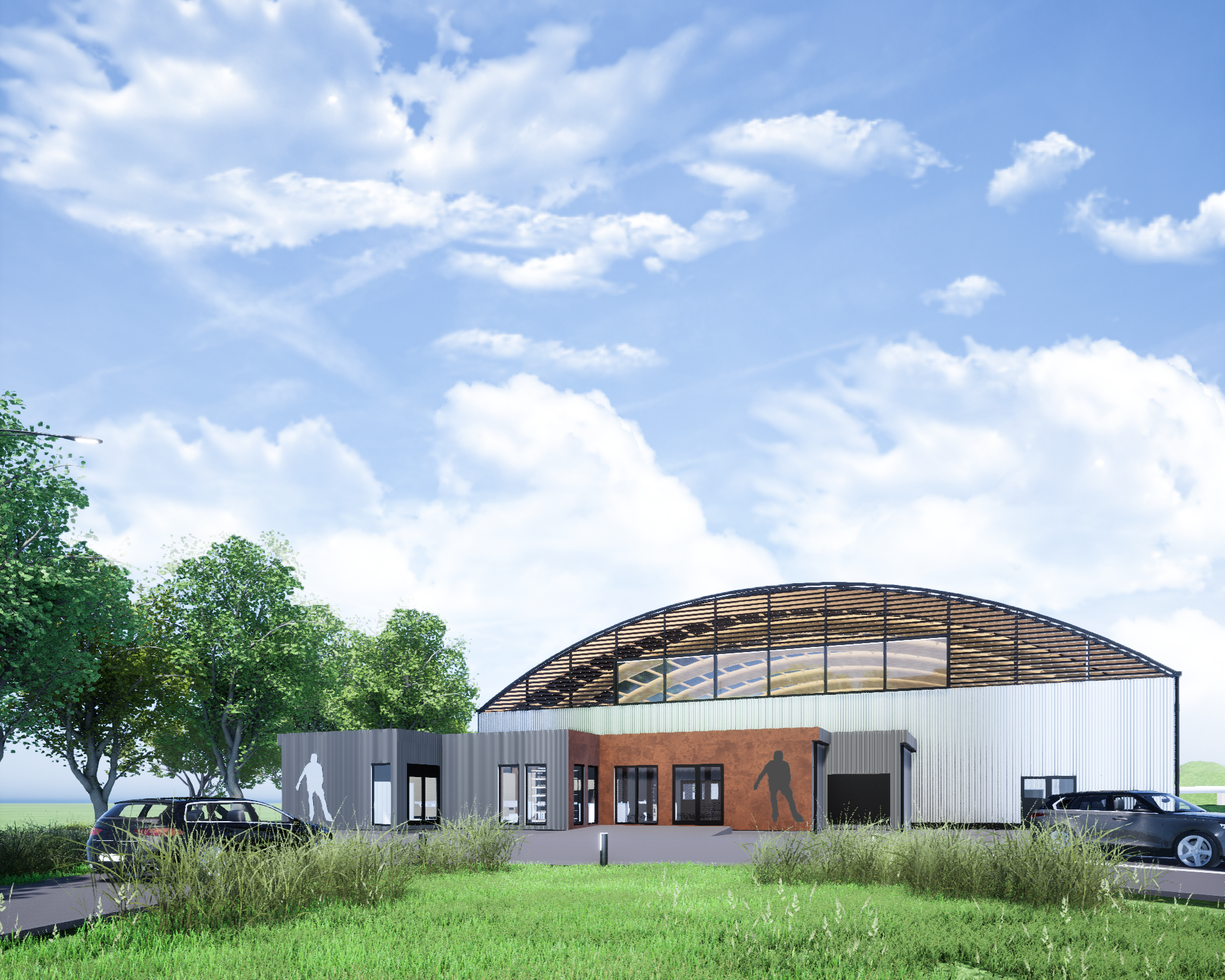 Widok ogrodu i tarasu